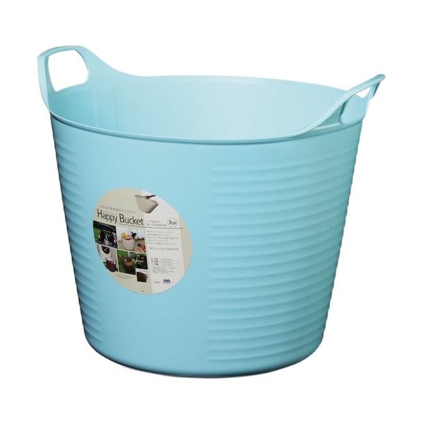 ヒマラヤ化学工業所 ヒマラヤ化学 ハッピーバケット・丸 M26型 ブルー 440パイX350 151814 1セット(20個)（直送品）