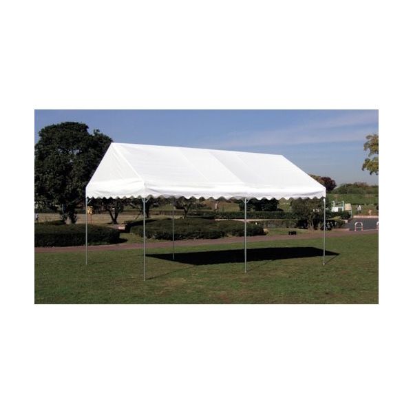 ゴトー工業 ゴトー 集会用テント ニューパイプテント 白天幕 2間x4間 NP-24 1式 346-6346（直送品）