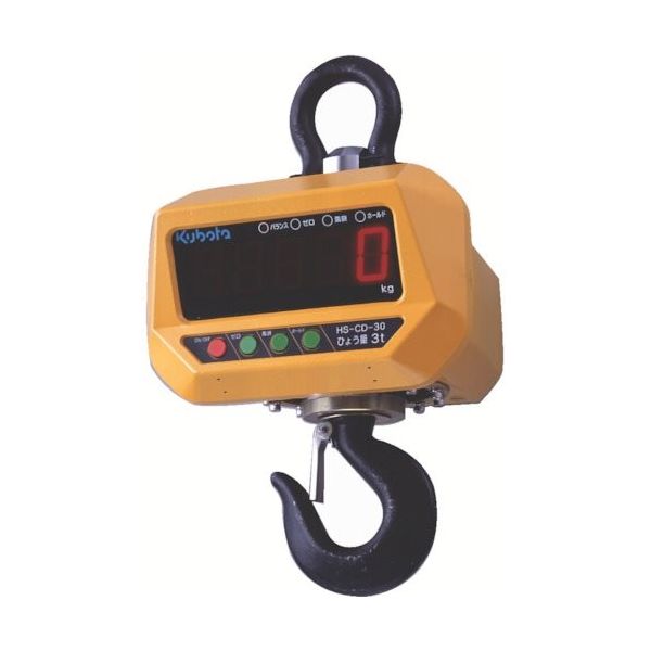クボタ計装 クボタ 防水・防塵直示式ホイストスケール1200kg(検定無し) HS-CD-12 1台 805-1022（直送品）