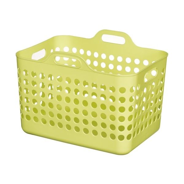 ヒマラヤ化学工業所 ヒマラヤ化学 ポピンズ バスケット 1571 M型 グリーン 458×336×325 157137 1セット(20個)（直送品）