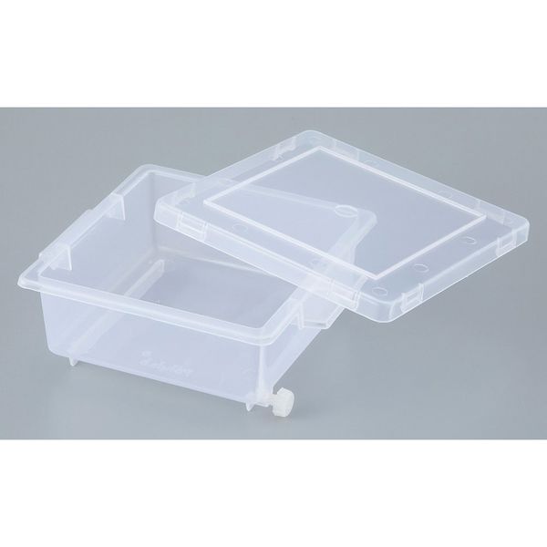 アズワン 染色ボックス(排水口付き) 79301 1個 4-4453-01（直送品）