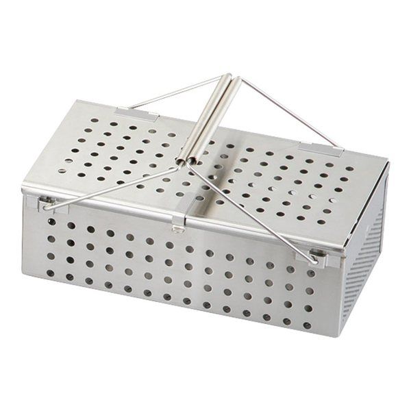 アズワン ステンレスパンチングカゴ 240×120×80mm SPK-4 1個 4