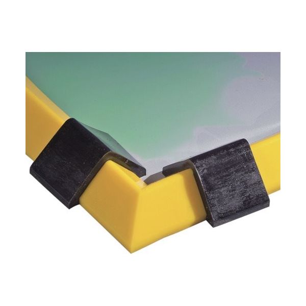 エー・エム・プロダクツ pig スピルブロッカーダイク コーナー 黄 PLR206 1個 514-3101（直送品）