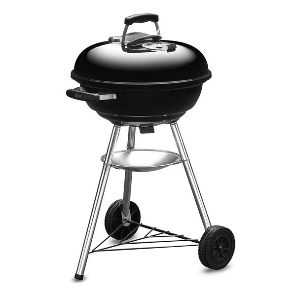 Weber 1221308 コンパクトケトル チャコールグリル 47cm 温度計付 00234273 1セット - アスクル