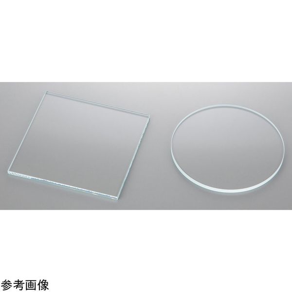 アズワン 高透過性ガラス板（オプティホワイト）100×100mm □100-5t 1