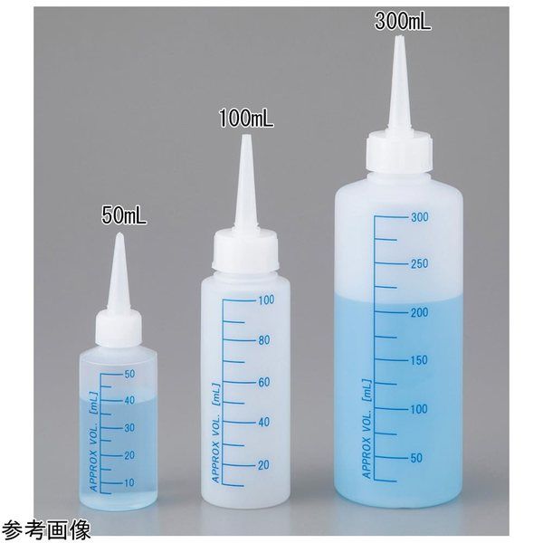 アズワン スポイトボトル(青色目盛り線付)300mL 4-3897-03 1本（直送品）