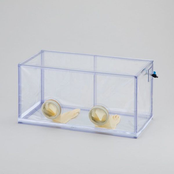 アズワン 軽量グローブボックス(ガスコック付) KG-1000 1個 4-3906-02（直送品）