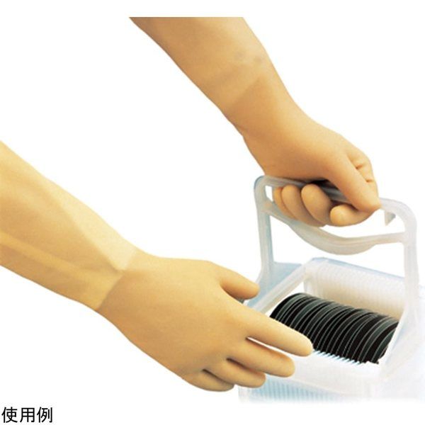 アズワン 耐薬品手袋 トリオニック514 クラス10対応 L 72双入 4-4229-02 1箱(72双)（直送品）