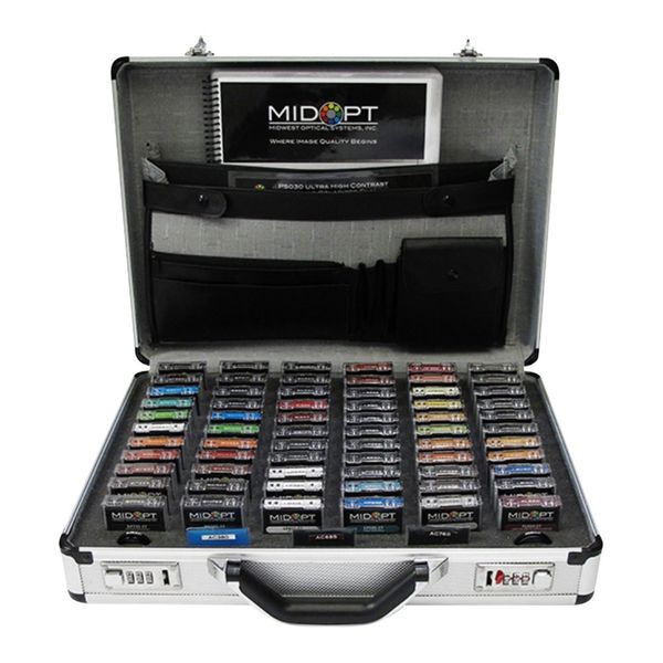 アズワン マシンビジョンフィルターキット(MidOpt社)UV、VIS、NIRフィルタ 70種類 4-4250-03 1セット（直送品）