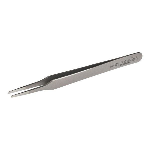 RUBIS MEISTERピンセット(抗菌タイプ)120mm 2A-ION 1本 4-4300-04（直送品）