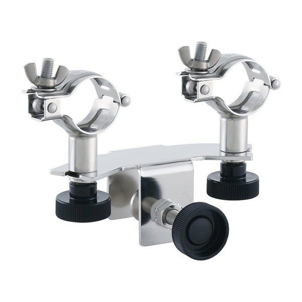 MONOVATE ホースブラケット ダブル φ38.1mm HBD-2-1.5S 1個 4-4313-03（直送品）