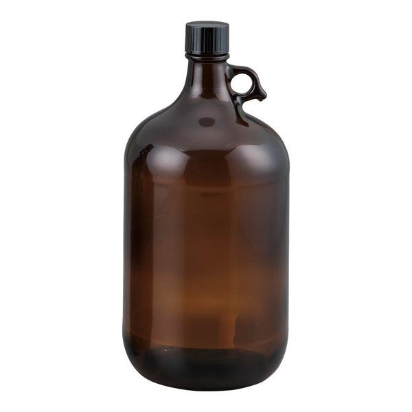 アズワン 遮光ガロン瓶・セーフティコート 4000mL 6本入 259410 1箱(6本) 4-4319-02（直送品）