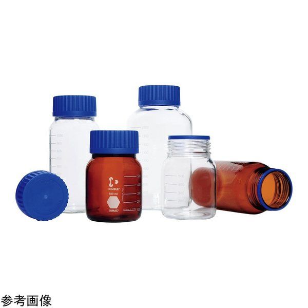DWK Life Sciences 広口ねじ口瓶・GL80 250mL 14393-0250 1本 4-5035-01（直送品）