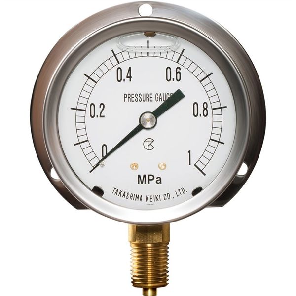 第一計器製作所 USTオールステンレス製圧力計 0.4MPA 100φ R1/4 1
