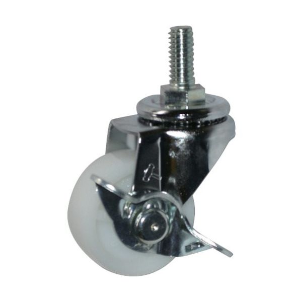 ハンマーキャスター ハンマー ねじ込み旋回式ナイロン車輪 50mm W3/8 ストッパー付 415A-20N50 1個 814-0721（直送品）