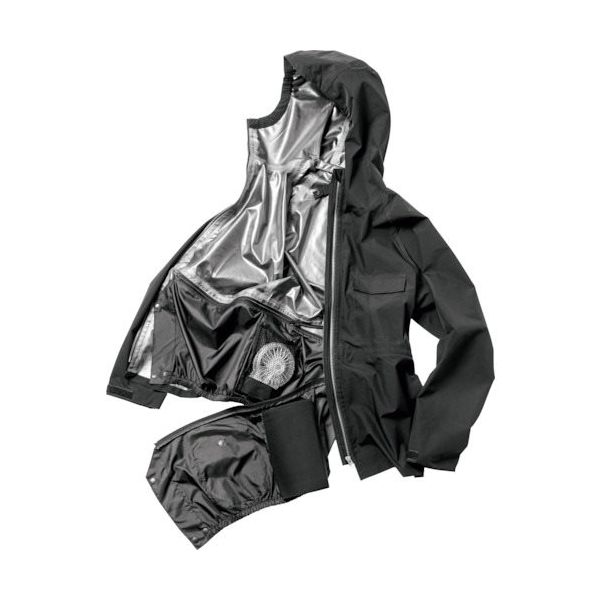 マック Makku フォーシーズンレインスーツ ブラック M AS-933-BK-M 1着 369-2255（直送品）