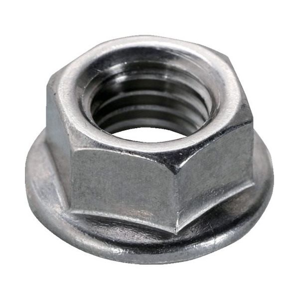 トラスコ中山 TRUSCO フランジナット セレート付 ステンレス M10 6個入 B134-0010 1パック(6個) 258-0131（直送品）