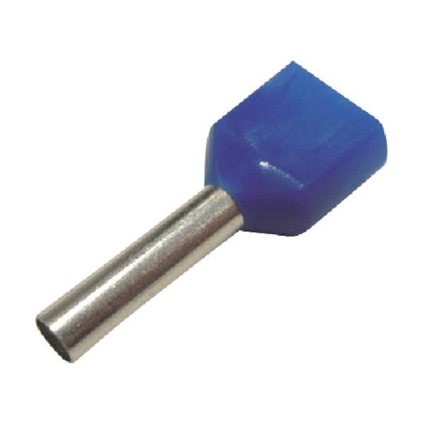 大同端子製造 DST ツインフェルール形端子(100個入り)青 FEI2.5-13X2 1袋(100個) 352-7775（直送品）