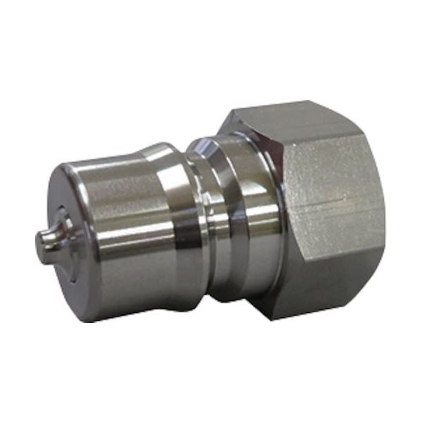 フローバル 両路開閉型クイックカップリング KSー4P(SUS304) 1個 353-0061（直送品）