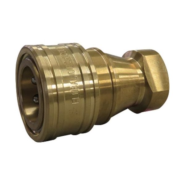 フローバル FLOBAL 両路開閉型クイックカップリング KSー3S(BSBM) 1個 352-9148（直送品）