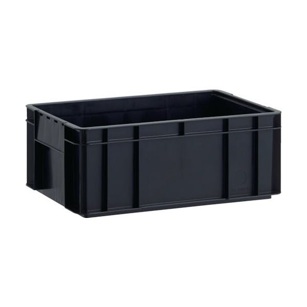トラスコ中山 TRUSCO 導電性コンテナ PZ-0001E-BK 1個 256-2115（直送品）