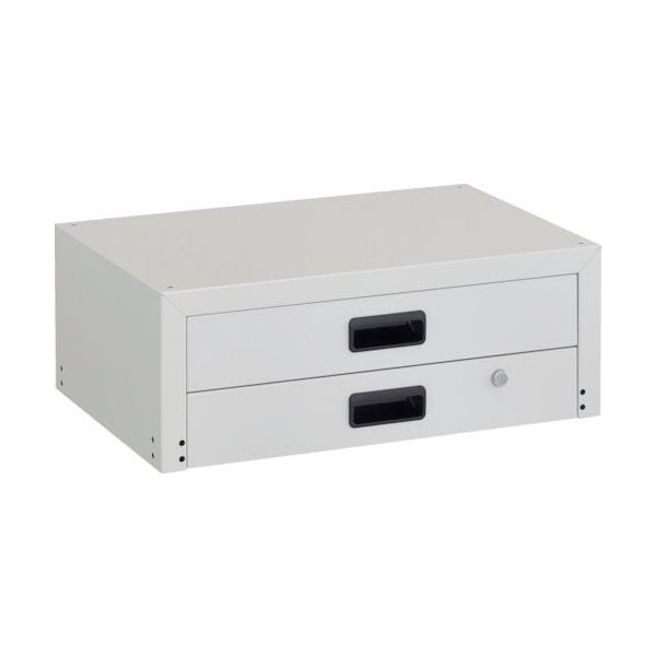 トラスコ中山 TRUSCO ツールワゴン ラビットワゴン用2段引出 600X400 ホワイト RBW-64X W 1台 240-7689（直送品）