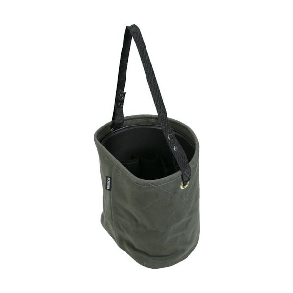 トラスコ中山 TRUSCO D型電工バケツ W315XD255XH350 オリーブドラブ色 TADBD30-OD 1個 263-7427（直送品）