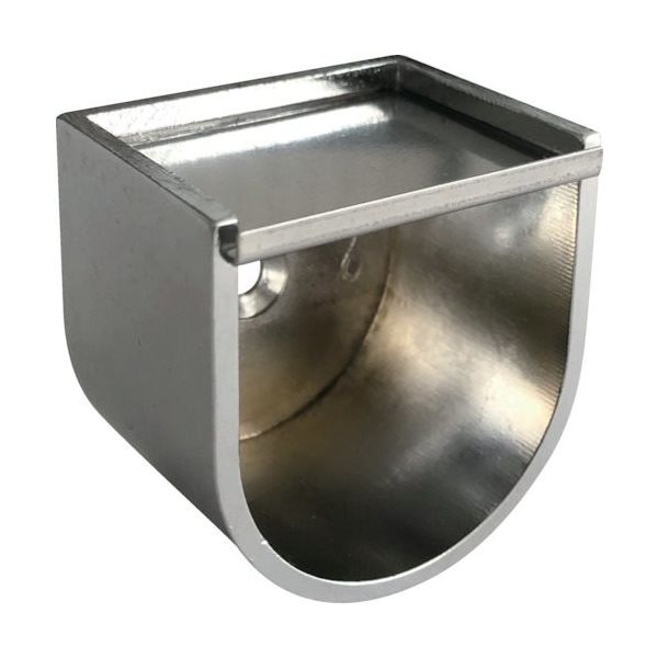 トラスコ中山 TRUSCO パイプ取付金具 ダイカストU型ソケット 32mm(ネジ止め付) TAUC-32 1個 256-1962（直送品）