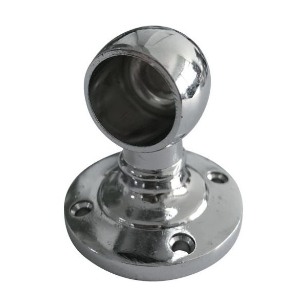 トラスコ中山 TRUSCO クロームブラケット Φ25 止 TCRB-25S 1個 256-0381（直送品）