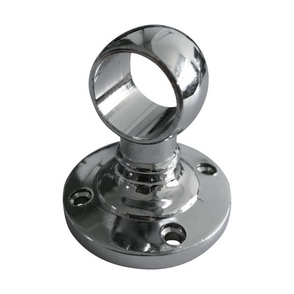 トラスコ中山 TRUSCO クロームブラケット Φ25 通 TCRB-25T 1個 256-0373（直送品）