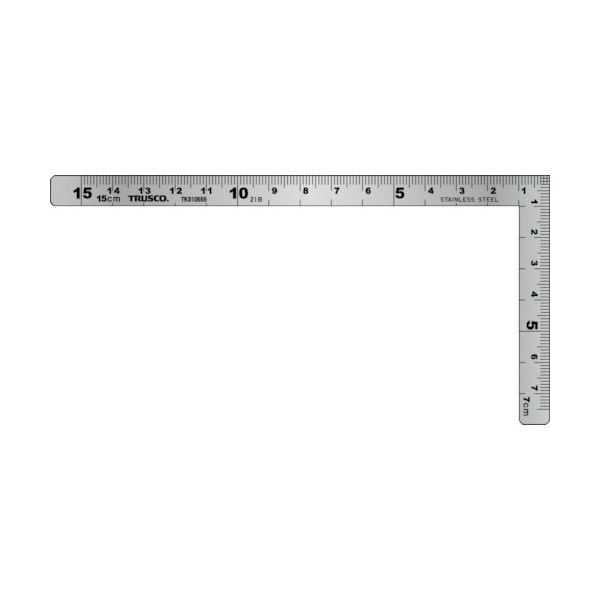 トラスコ中山 TRUSCO 曲尺 小型 10X5cm TKS10555 1本 257-2016（直送品）