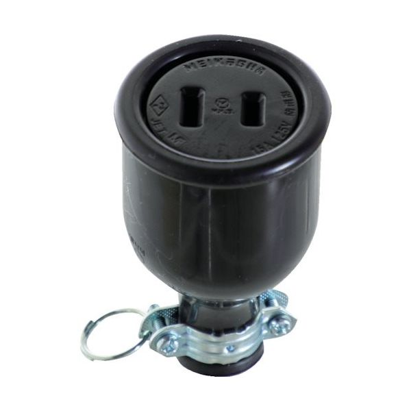 トラスコ中山 TRUSCO 防水コネクターボデー2P TMC2608 1個 257-2513（直送品）