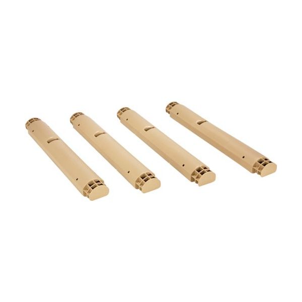 トラスコ中山 TRUSCO プラ棚用 脚のみ4本セット 高さ515mm用 ライトサンド TPT-515K-LS 1セット(4本)（直送品）