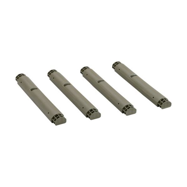 トラスコ中山 TRUSCO プラ棚用 脚のみ4本セット 高さ515mm用 つや消しОD TPT-515K-MOD 1セット(4本)（直送品）