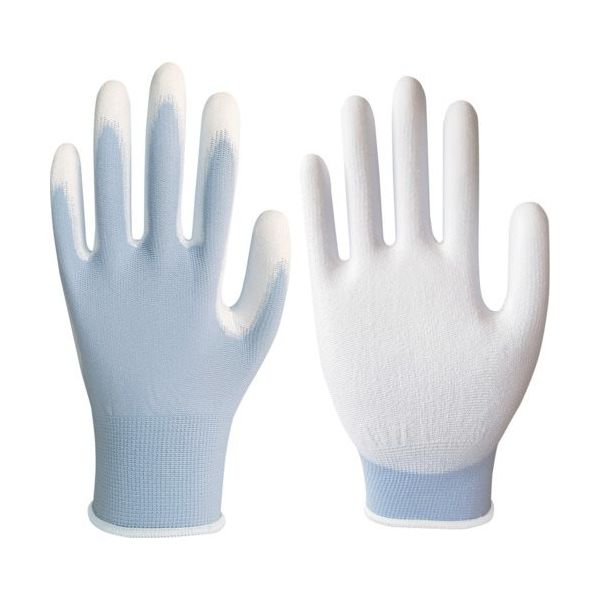 トラスコ中山 TRUSCO 抗菌仕様ウレタン背抜き手袋 青 L TNS-HG-BL 1双 261-9866（直送品）