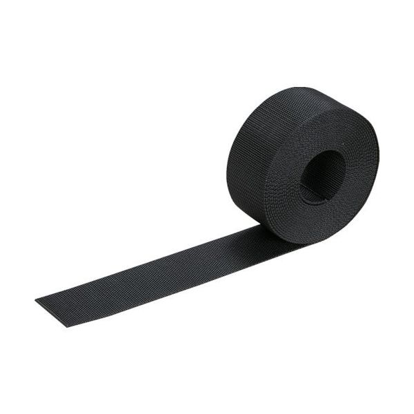 トラスコ中山 TRUSCO ナイロン平ベルトト 2.0tx50mmx5m 黒 TNB505-BK 1巻 256-5682（直送品）