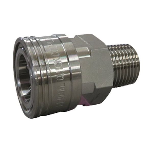 フローバル 両路開放型クイックカップリング TSー6SM(SUS304) 1個 353-0478（直送品）