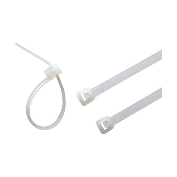 トラスコ中山 TRUSCO ケーブルタイ 幅3.5mmX80mm 最大結束Φ15 100本入 TRCVJH-80 1袋(100本)（直送品）