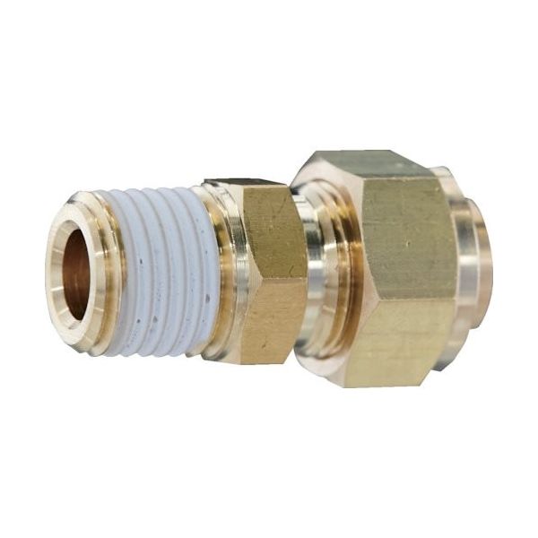 トラスコ中山 TRUSCO クイックシール継手コネクタ 適用チューブ外径3/8 TS-138-02C 1個 256-9393（直送品）