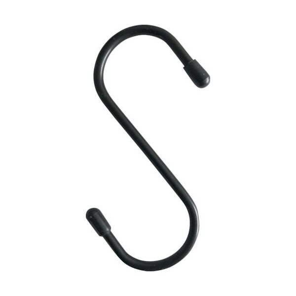 トラスコ中山 TRUSCO スチールSフック 150mm 黒 TTSH150BK 1個 256-2032（直送品）