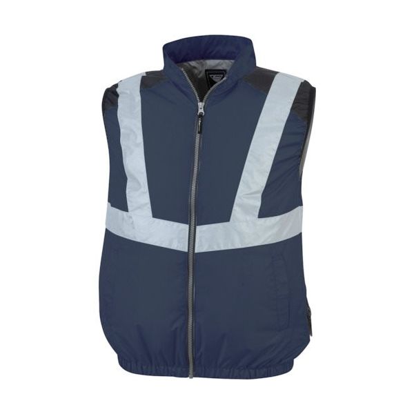 ジーベック XEBEC 空調服ベストXE98025ー19ーM ディープネイビー XE98025-19-M 1着 368-8843（直送品）