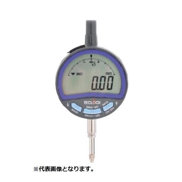 テクロック デジタルインジケータ/最小表示量（mm）0.01 測定子先端形状球面R＝1.5mm（超硬合金） PC-440A-f（直送品）