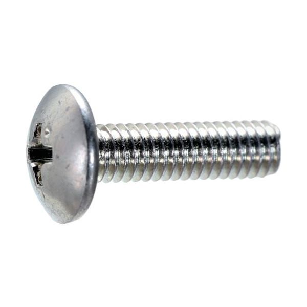 トラスコ中山 TRUSCO トラス頭小ねじ 三価白 M4×12 450本入 ヘキサゴンパック S003-0412 1缶(450本)（直送品）