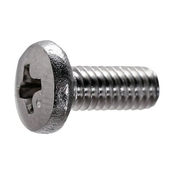 トラスコ中山 TRUSCO バインド頭小ねじ ステンレス 全ねじ M3×8 1000本入 ヘキサゴンパック S008-0308 1缶(1000本)（直送品）