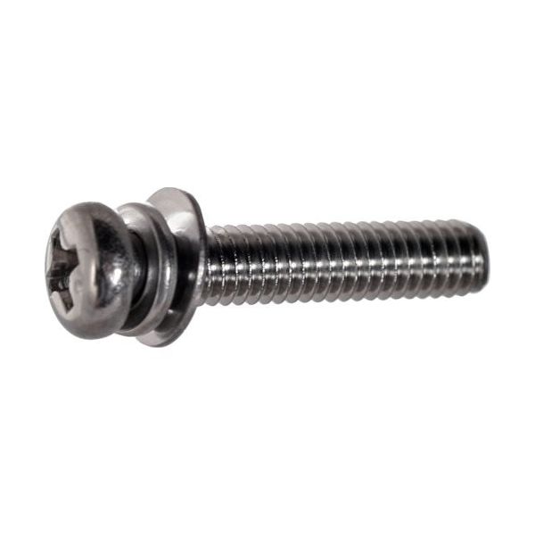TRUSCO ナベ頭組込ねじ ステンレス 全ねじ P=4 M3×6 1000本入 ヘキサゴンパック S017-0306 1缶(1000本)（直送品） 5,421円