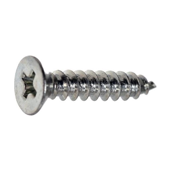 TRUSCO 皿頭タッピングねじ 1種A 三価白 M3.5×14 680本入 ヘキサゴンパック S021-3514 1缶(680本)（直送品）