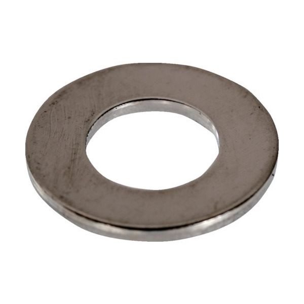 トラスコ中山 TRUSCO 平ワッシャー 真鍮・ニッケル M3(JIS) 3700個入 ヘキサゴンパック S117-0003 1缶(3700個)（直送品）