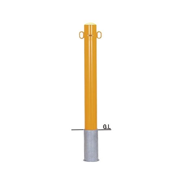 帝金 バリカーピラー型スタンダードスチールタイプ 54-C カタフック チャ 1台（直送品） 10,760円