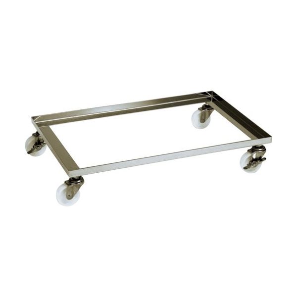 テックサス 角型容器用ステンレス台車 CCL-3D 1セット(2台) 361-1589（直送品）