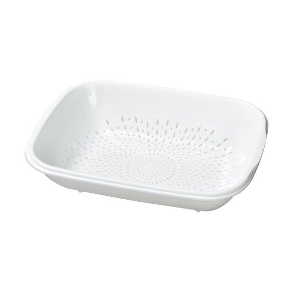 ヒマラヤ化学工業所 ヒマラヤ化学 水切りトレーセット 0160 ホワイト 334×250×78 016076 334-8146（直送品）